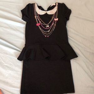 H&M black formal dress
